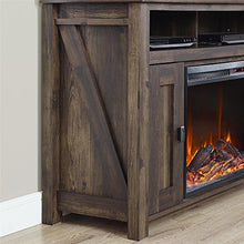 Load image into Gallery viewer, Ameriwood Home Farmington Electric Fireplace TV Console for TVs up to 50&quot;, Rustic
