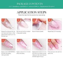 Load image into Gallery viewer, 2 in 1 Dip Powder Base &amp; Top Coat with Activator Dip Powder Liquid Set for Dipping Powder Nail Kit,0.5oz/Bottle,Fast Dry,No Nail Lamp Needed

