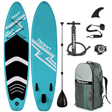 Load image into Gallery viewer, FBSPORT 10'6'' Premium Inflatable Stand Up Paddle Board, Yoga Board with Durable SUP Accessories &amp; Carry Bag | Wide Stance, Surf Control, Non-Slip Deck, Leash, Paddle and Pump for Youth &amp; Adult
