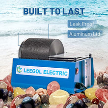 Load image into Gallery viewer, Leegol Electric Rock Tumbler Machine - Single Drum 3LB Rock Polisher (Single Barrel)
