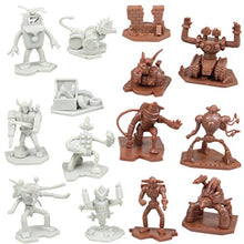 Load image into Gallery viewer, Robot Fantasy Sci-fi Action Figures - 52 Futuristic Space Battle Toys - with 14 Unique Characters - Great for Party Favors, Role Playing Games, Shadowrun, etc
