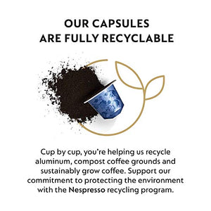 Nespresso Capsules OriginalLine, Mild Roast Blend Variety Pack, Mild Roast Coffee, 50 Count Espresso Coffee Pods, Brews 3.7 ounce and 1.35 ounce