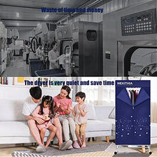 Load image into Gallery viewer, Clothes Dryer 1000W Portable Drying Rack 1.5 Meters Double layer Small Electric Wardrobe Home Apartments Travel RV Dryer Combo
