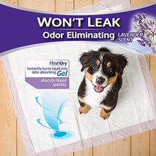 Load image into Gallery viewer, Hartz Home Protection Odor Eliminating Scented Dog Pads, Super Absorbent &amp; Won’t Leak, Lavender Scent, 3XL Size Pads, 60 Count
