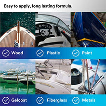 Load image into Gallery viewer, 3M Marine Adhesive Sealant 5200 (06504) Permanent Bonding and Sealing for Boats and RVs Above and Below the Waterline Waterproof Repair, Black, 10 fl oz Cartridge
