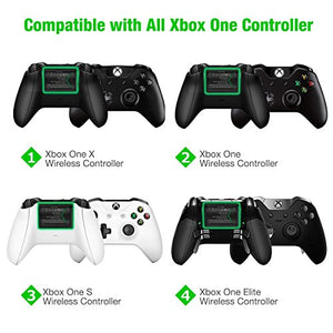 Controller Battery Pack for Xbox One/Xbox Series X|S, Rechargeable Battery Pack for Xbox Series X|S/Xbox One/Xbox One S/Xbox One X/Xbox One Elite Controller, Battery Charger with 3x2550 Battery Pack