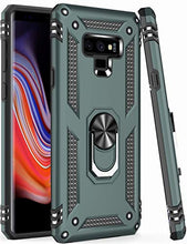 Load image into Gallery viewer, LUMARKE Galaxy Note 9 Case,Pass 16ft Drop Test Military Grade Heavy Duty Cover with Magnetic Kickstand Compatible with Car Mount Holder,Protective Phone Case for Samsung Galaxy Note 9 Pine Green
