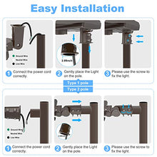 Load image into Gallery viewer, LED Parking Lot Lights 320W, DLC/UL 44800LM 5000K LED Shoebox Street Pole Lights[1000W HID/HPS Replacement] Outdoor IP65 Waterproof 110V 120V Commercial Area Road Lighting Slip Fitter
