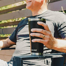 Load image into Gallery viewer, Tervis Triple Walled Home of the Free Because of the Brave Insulated Tumbler Cup Keeps Drinks Cold &amp; Hot, 30oz, Stainless Steel
