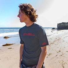 Load image into Gallery viewer, O'Neill Wetsuits Men's Basic Skins UPF 50+ Short Sleeve Sun Shirt, Dusty Blue, Small

