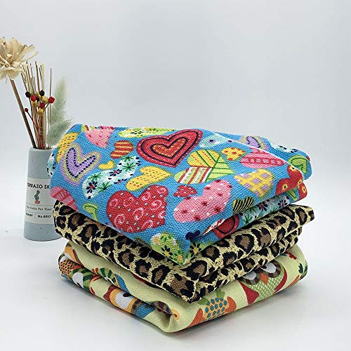 Load image into Gallery viewer, Small Animal Hanging Hammock Pet Swinging Bed 3 Tier Sleep Nap Sack Cage Accessories Kit Set Tunnel Ferret Rat Cave Sugar Glider Hideouts Warm Bedding for Squirrel Guinea Pig (Bluecat Pattern)