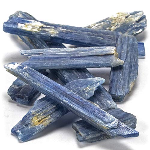 Load image into Gallery viewer, KALIFANO Crystal Starter Kit (2,000 Carats Total) - Black Tourmaline, Amethyst, Lepidolite, and Blue Kyanite (Information Cards Included)