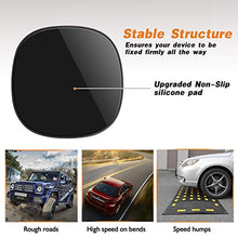 Load image into Gallery viewer, Loncaster Car Phone Holder, Car Phone Mount Silicone Car Pad Mat for Various Dashboards, Slip Free Desk Phone Stand Compatible with iPhone, Samsung, Android Smartphones, GPS Devices and More, Black
