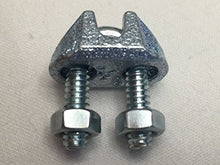 Load image into Gallery viewer, Wire Rope Clamp 1/8 inch 36 Pack Zinc Plated - Wire Rope Clip - Wire Cable Clamps - Yardware etcetera
