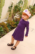 Load image into Gallery viewer, City Threads Girls' Cotton Long Sleeve Dress for School Party Dress Play Base Layer for Sensitive Skin SPD Sensory Friendly, Candy Apple Red, 8
