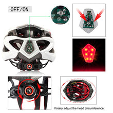 Load image into Gallery viewer, Shinmax Bike Helmet, CPSC/CE Certified Adjustable Light Bicycle Helmet Men&amp;Women Road and Mountain Bicycle Helmet with Visor&amp;Rear Light Met Specialized Cycling Helmet for Adult
