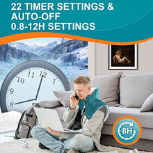 Load image into Gallery viewer, Enlarged 2.5lb 24&quot; x 33&quot; Weighted Heating Pad for Neck and Shoulders - 2S Fast Heat Up Heating Pad for Neck Shoulder Pain Relief, 6 Heat Settings 22 Timers Neck Heating Pad, Christmas Gifts for Women
