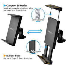 Load image into Gallery viewer, Sturdy Tablet and Phone Tripod Mount for iPad Samsung Tablet Cell Phone More, Rotatable Tiltable Tripod Adapter Stand Clamp Holder for Video Recording Photo Booth Live Music Camera by APPS2Car

