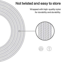 Load image into Gallery viewer, iPhone Charger [Apple MFi Certified] YEFOOT 5Pack(3/3/6/6/10FT) Lightning Cable Compatible iPhone 12Pro Max/12Pro/12/11/Pro/Xs Max/X/8 and More-Silver&amp;White
