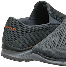 Load image into Gallery viewer, Skechers Men&#39;s Equalizer Double Play Slip-On Loafer,Charcoal/Orange,11.5 M US
