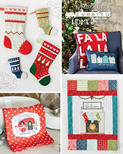 Load image into Gallery viewer, Kimberbell Home for The Holidays: 8 Curated Machine Embroidery Design Projects on USB, Step-by-Step Instructions for Beginner to Advanced, Variety of Techniques, Hoop Sizes: 5x7, 6x10, 8x12, 9x14
