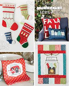 Kimberbell Home for The Holidays: 8 Curated Machine Embroidery Design Projects on USB, Step-by-Step Instructions for Beginner to Advanced, Variety of Techniques, Hoop Sizes: 5x7, 6x10, 8x12, 9x14