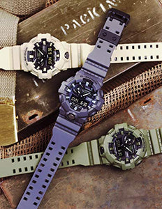 Casio Men's G SHOCK Quartz Watch with Resin Strap, Beige, 25.8 (Model: GA-700UC-5ACR)