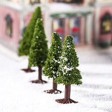 Load image into Gallery viewer, WINOMO 15pcs Green Scenery Landscape Model Cedar Trees

