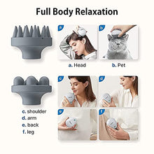 Load image into Gallery viewer, Renpho Foot Massager Machine with Full Covered Heat and Remote &amp; Electric Scalp Massager
