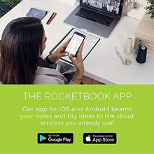 Load image into Gallery viewer, Rocketbook Panda Planner - Reusable Daily, Weekly, Monthly, Planner with 1 Pilot Frixion Pen &amp; 1 Microfiber Cloth Included - Black Cover, Letter Size (8.5&quot; x 11&quot;)
