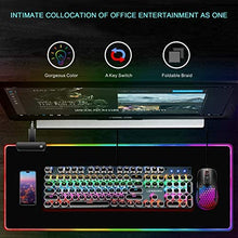 Load image into Gallery viewer, RGB Mousepad Led Mouse Pad, Large Mouse Pad,Led and Big Mouse mat
