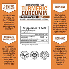Load image into Gallery viewer, Turmeric Curcumin with BioPerine 1500mg - Natural Joint &amp; Healthy Inflammatory Support with 95% Standardized Curcuminoids for Potency &amp; Absorption - Non-GMO, Gluten Free Capsules with Black Pepper.
