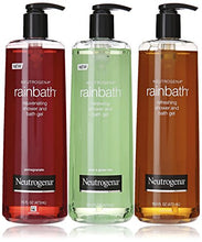 Load image into Gallery viewer, Neutrogena Rainbath Multi-pack of 3, 1 Original Formula, 1 Pomegranate and 1 Pear &amp; Green Tea, 16 fl oz bottles
