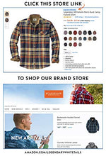 Load image into Gallery viewer, Legendary Whitetails Men's Standard Buck Camp Flannel Shirt, Cobalt Plaid, Medium
