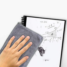Load image into Gallery viewer, Rocketbook Fusion Smart Reusable Notebook - Calendar, To-Do Lists, and Note Template Pages with 1 Pilot Frixion Pen &amp; 1 Microfiber Cloth Included - Infinity Black Cover, Letter Size (8.5&quot; x 11&quot;)
