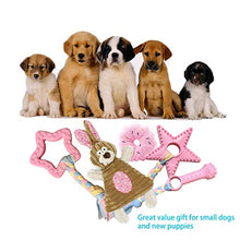 Load image into Gallery viewer, Volacopets Puppy Toys for Teething, Puppy Chew Toys for Small Dogs, Dog Toys for Small Dogs, Pink, 5-Pack
