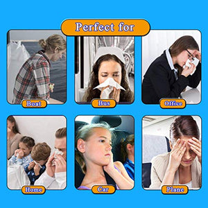 14 Pack Disposable Vomit Bags (Thick), Barf Bags 1000ML Blue, Morning Sickness Bags Hospital Grade Leaking Resistant by Valchoose