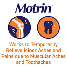 Load image into Gallery viewer, Motrin IB, Ibuprofen 200mg Tablets for Fever, Aches &amp; Pain Relief, 50 Travel Packs of 2, 100 ct
