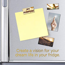Load image into Gallery viewer, MAGNIFICENT101 2-Pack Vision Board Magnet Set (20x20 in) - Pull Apart &amp; Create a Vision for Your Dream Life in Your Refrigerator | Inspirational Positive Gifts | Quotes for Fridge | Daily Motivation
