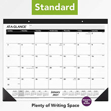 Load image into Gallery viewer, 2021 Desk Calendar by AT-A-GLANCE, Monthly Desk Pad, 21-3/4" x 17", Standard, Ruled Blocks (SK240021)
