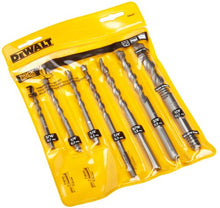 Load image into Gallery viewer, DEWALT Masonry Drill Bit Set, Percussion, Concrete &amp; Block, 7-Piece (DW5207)
