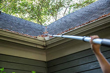 Load image into Gallery viewer, DocaPole 4 inch Roof Rake &amp; Shrub Rake // Extension Pole Roof Rake Attachment // for Roof Raking and Detailed Shrub Raking Under Bushes and in Flower Beds // Flower Bed Rake // Small Rake Attachment
