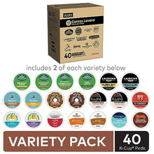 Load image into Gallery viewer, Keurig Coffee Lovers&#39; Collection Sampler Pack, Single-Serve K-Cup Pods, Compatible with all Keurig 1.0/Classic, 2.0 and K-Café Coffee Makers, Variety Pack, 40 Count
