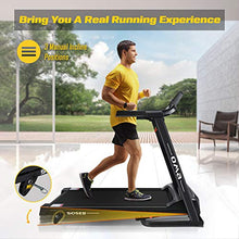 Load image into Gallery viewer, OMA Home Treadmills, Max 2.25 HP Folding Incline Treadmills for Running and Walking Exercise with LED Display of Tracking Heart Rate, Calories - Black
