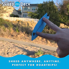 Load image into Gallery viewer, Shred Deck Finger Surfboard | Toy Finger Surf Board | Surf The Wind | Mini Surfboard for Kids Teens Adults | Surf Anywhere Anytime (Black)
