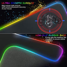 Load image into Gallery viewer, Gaming Mouse Pads Anime Solo Leveling Large Size RGB Mouse Pad Art Rubber PC Computer Gaming Mousepad Desk Mat Locking Edge for CS GO,300X800mm
