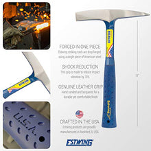 Load image into Gallery viewer, Estwing BIG BLUE Welding/Chipping Hammer - 14oz Slag Removal Tool with Forged Steel Construction &amp; Shock Reduction Grip - E3-WC
