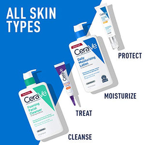 CeraVe Moisturizing Lotion SPF 30| Sunscreen and Face Moisturizer with Hyaluronic Acid & Ceramides | Oil Free | 1.7 Ounce