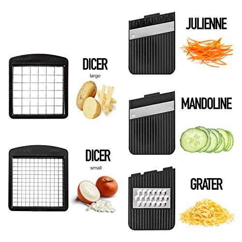 Load image into Gallery viewer, Fullstar Mandoline Slicer Spiralizer Vegetable Slicer - Vegetable Chopper Onion Chopper Food Chopper Vegetable Spiralizer Mandoline Slicer Cutter Chopper and Grater Slicer Zucchini Spaghetti Maker