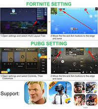 Load image into Gallery viewer, Mobile Phone PUBG Game Controller L1R1 Shoot and Aim Trigger Joystick Ergonomic Gamepad for PUBG Mobile/Knives Out,Phone Gaming Controller for 4.7&#39;&#39;- 7.0&#39;&#39; Android &amp; iOS (H6)
